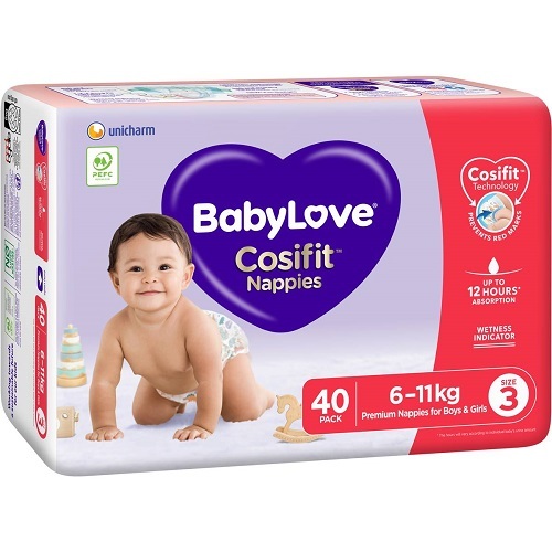 BabyLove Crawler Nappy (SIZE 3) CTN (120)