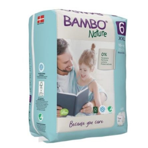 Bambo Nature Eco Nappies Size 6 (16+ KG) CTN 120 (18x5)