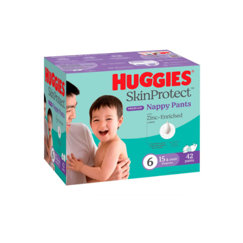 Huggies Skin Protect Nappy Pants Size 6 (42 Pack)