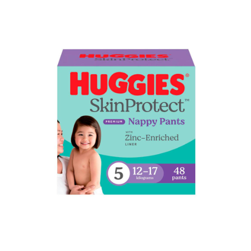 Huggies Nappy Pants Skin Protect Size 5 (48 Pack)
