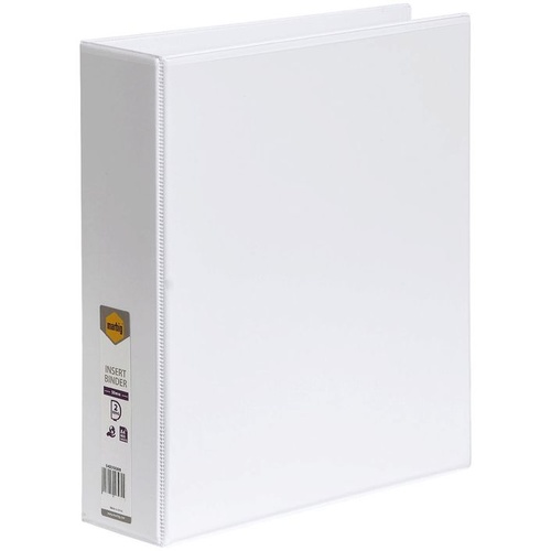 A4 50mm 4D Ring Binder Insert White (5424008)