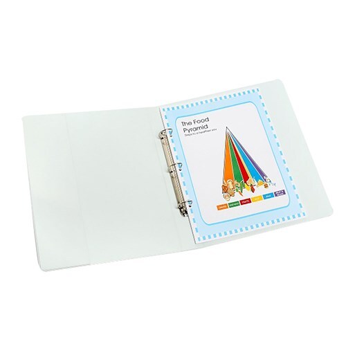 Marbig Clearview Insert Binder A3 4D Ring 50mm White 5515008 Portrait