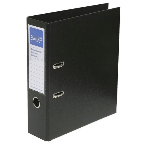 Bantex A4 Binder Lever Arch 70mm Black (145010)