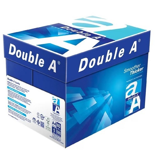 A4 Copy Paper White 80 gsm DOUBLE A Carton (Ream 500 x 5) (627631)