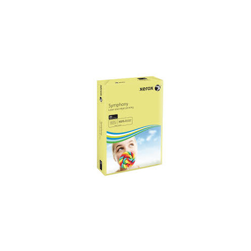 A4 80gsm Pastel Yellow Paper Ream 500