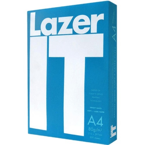 A4 Copy Paper White 80 gsm LAZER IT Ream 500