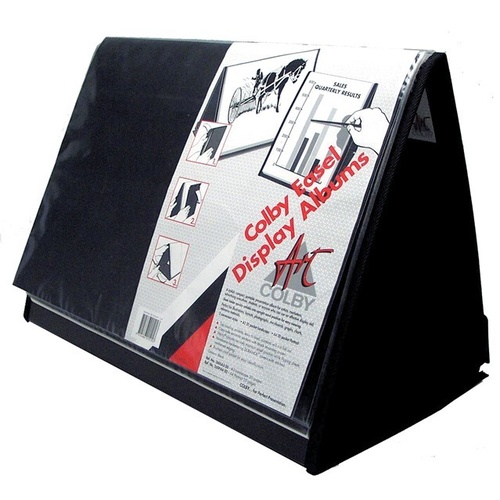 Display Book Easel A3 Landscape 20 page Colby 260LA320 Black