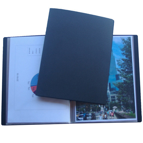 Display Book A3 Colby Fixed 20 Pocket 259A3 Black