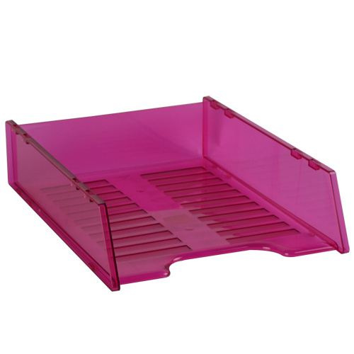 A4 Multi Fit Document Tray -Tinted Pink I60
