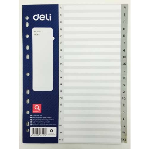 Deli PVC A to Z Grey (35050)