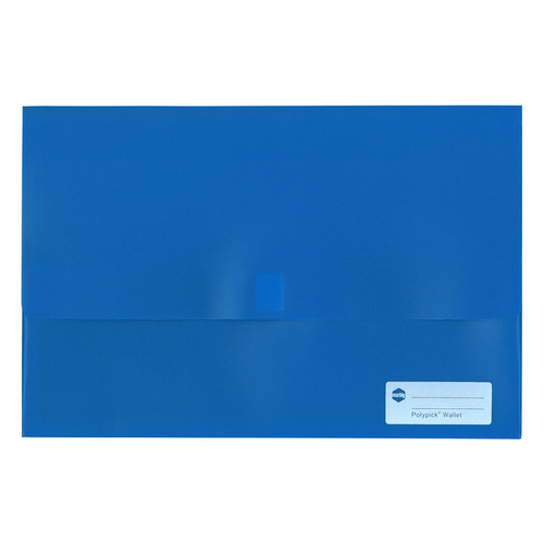Marbig Polypick Wallet Polypropylene FC Blue  (2011001)