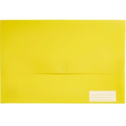 Marbig Polypick Wallet Polypropylene FC Yellow (2011005)