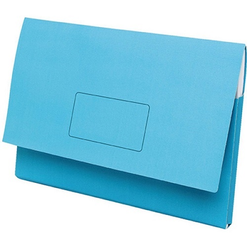 Marbig Wallet Foolscap Slimpick Bright Blue Pk 10 (4004317)