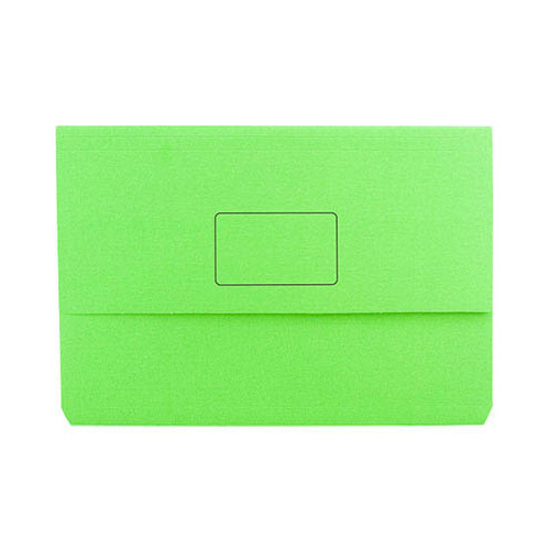 Marbig Wallet Foolscap Slimpick Green Pk 10