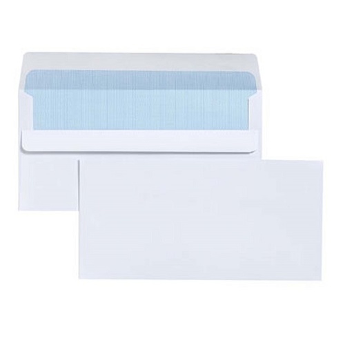 Envelope 110x220mm DL Cumberland White Self Seal Box 500 (603211/15300)