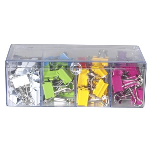 Celco Foldback Clips 19mm Box 96 Assorted Colours(0362460)