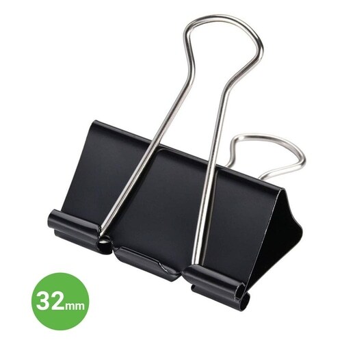 Foldback Clip 32mm Pk 12 (9543A) 