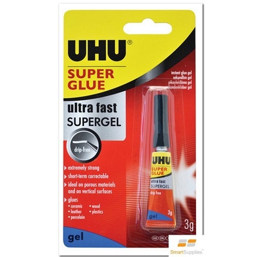 Adhesive UHU Glue Super Power Gel 3g (40796)  
