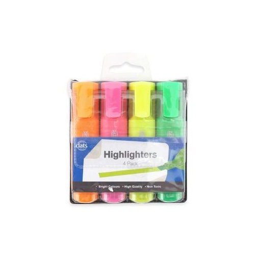 Dats Highlighters Pk 4 (57840)
