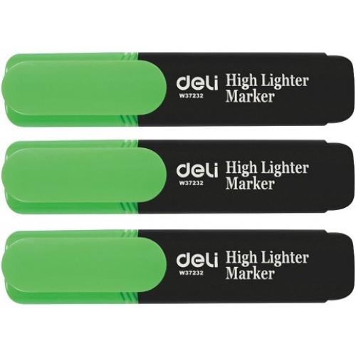 Deli Highlighter Green Pk 10 (6837 S621)