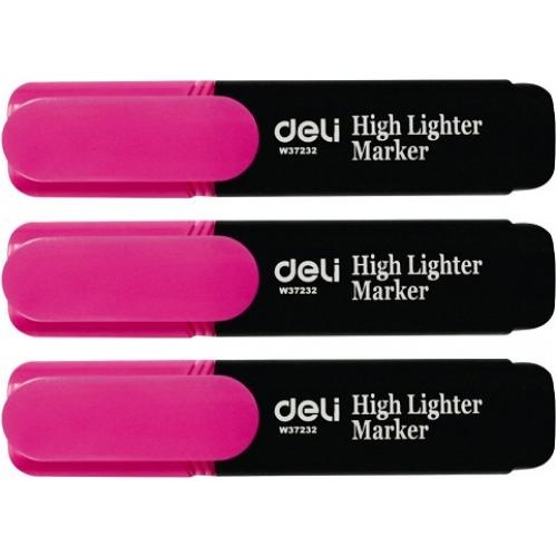 Deli Highlighter Pink Pk 10 (621P)
