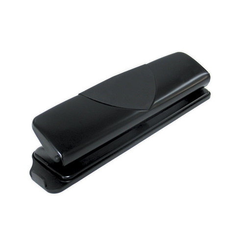 Marbig Punch 3 Hole Light Duty Non Adjustable Black (88035)