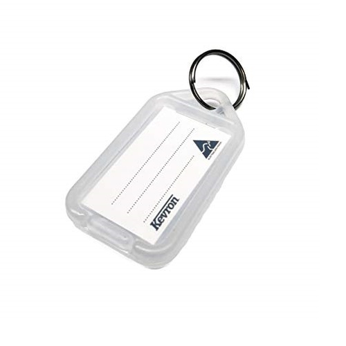 Key Tag Kevron CLEAR Pk 50