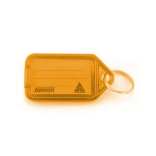 Key Tag Kevron Orange Pk 50