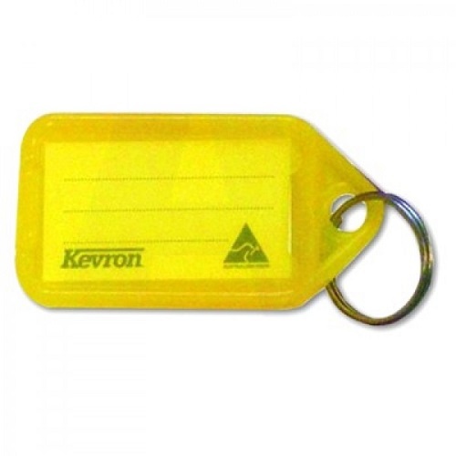 Key Tag Kevron YELLOW Pk 50