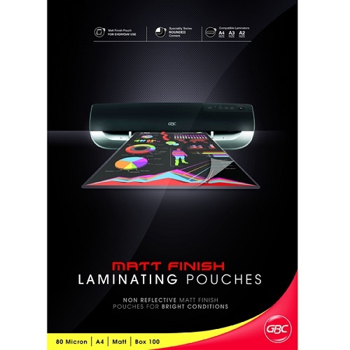 A4 Laminating Pouches 80 Micron IBico Matt Pack 100