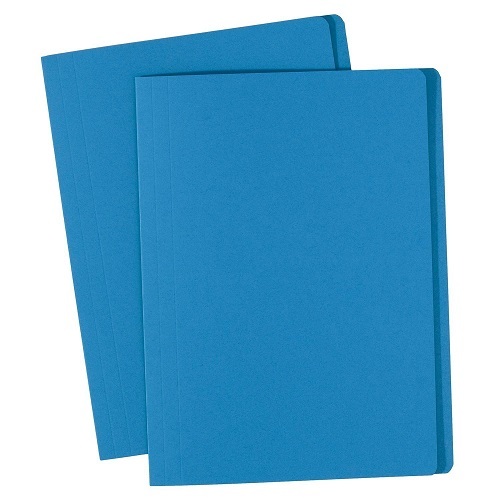 Olympic Foolscap Manilla Folders  BLUE Pack 100 (193865)