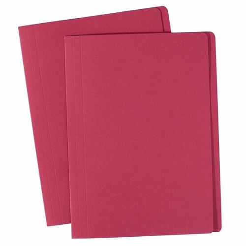 Olympic Foolscap Manilla Folders RED Pack 100 (193861)