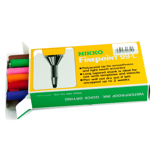 Nikko FinePoint 99L Pens Assorted Box 12 (10506576)