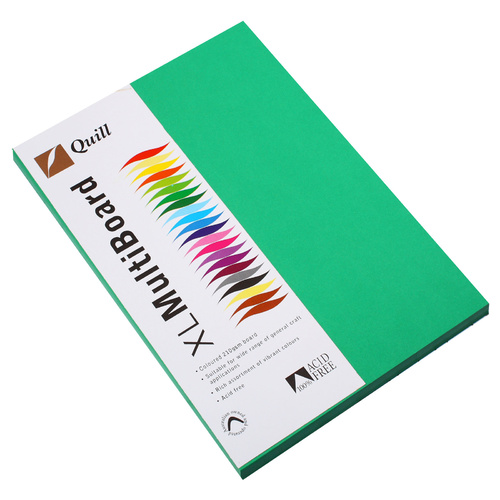 Quill Coloured Copy Paper 80 gsm A4 Emerald Pk 100 (90056) 