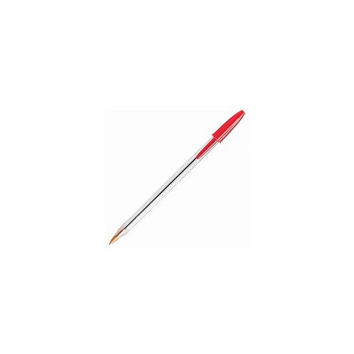 BIC Cristal Ballpoint Pens Medium Red Pk 12 (0221)