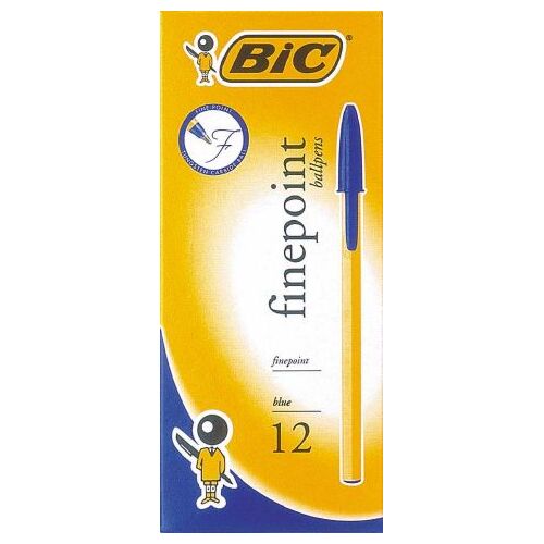 BIC Economy Fine Ballpoint Pens Blue (0111)
