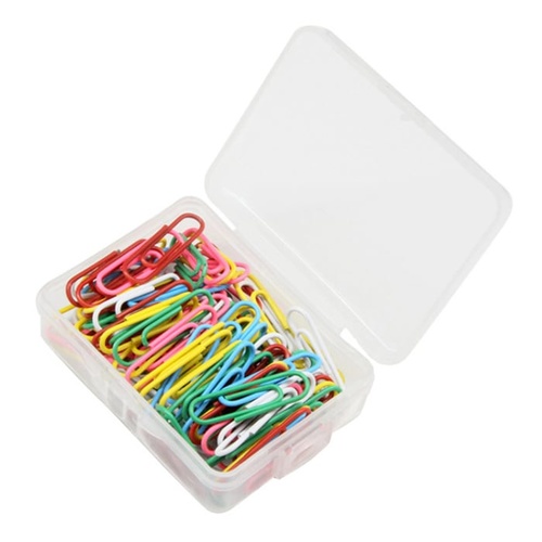 Deli Paper Clips Coloured 29mm Pack 100 (0024) 