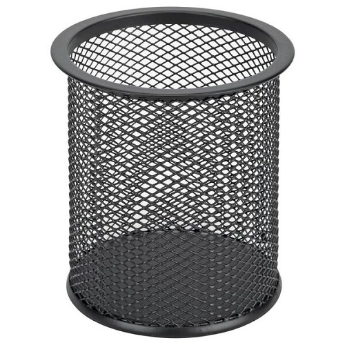 Pencil Cup Mesh Black Deli (9172)