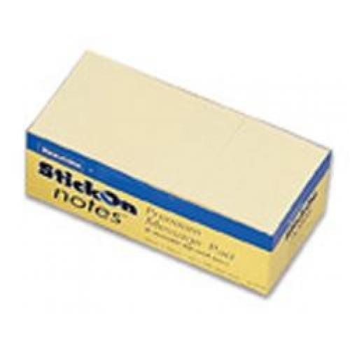 Stick on Notes 38x50mm Box (pk 100 x 12) (11110)