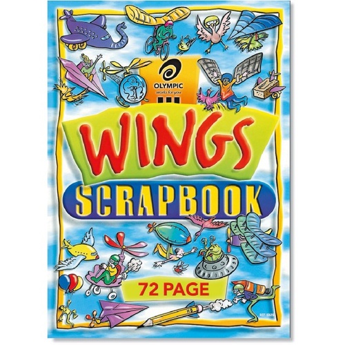 Scrapbook #325 Wings 335x240mm 72 Page PACK 10 (190996)