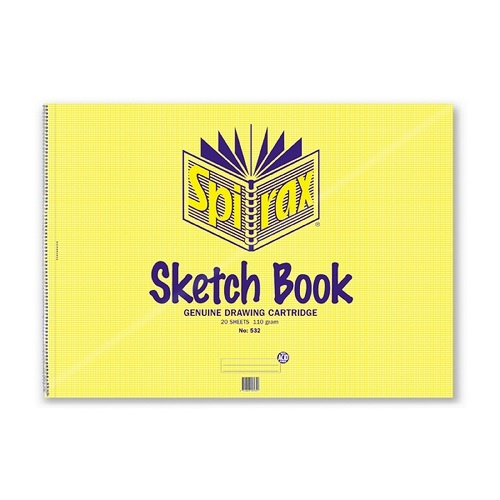 Spirax Sketch Book No 532 A2 20 Sheet (532)
