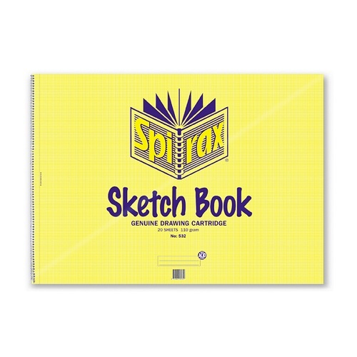 Spirax Sketch Book No 532 A2 20 Sheet