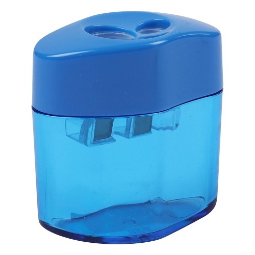 Faber-Castell Two Hole Pencil Sharpener Blue, Green, Red or Yellow (10554637)