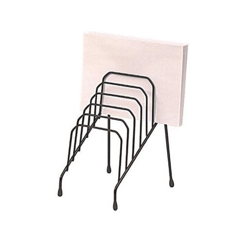 Marbig Step File Organiser 6 slots Black (87301)