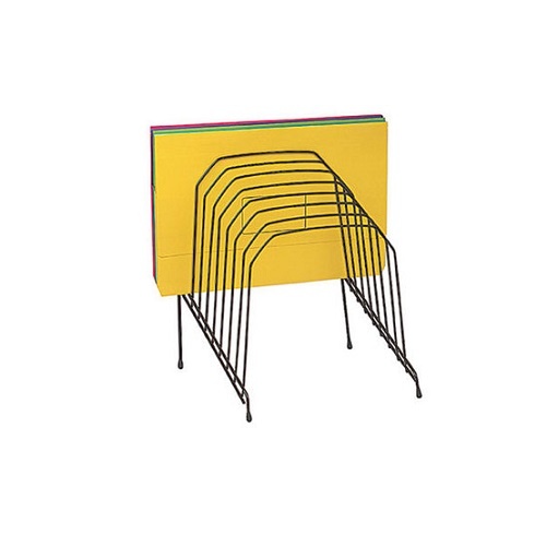 Marbig Step File Organiser 8 slots (Large) Black (87302)