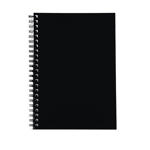 Spirax 512 Hard Cover Book A4 200 Pages Black (56512BK)