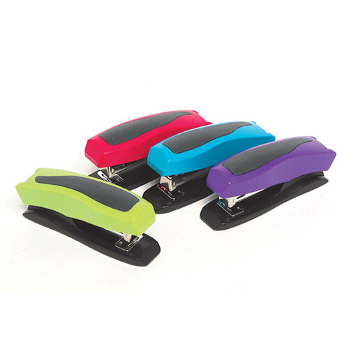 Marbig Stapler Plastic Half Strip Assorted Colours (9015199A)