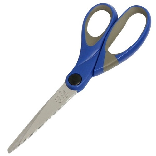 Scissors Marbig Comfort Grip No 8 210mm BLUE Handle (975430)