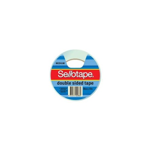 Sellotape Double Sided Tape 18mmx33m Roll (960604)