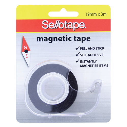 Sellotape Magnetic Tape 19mm x 3m Dispenser 